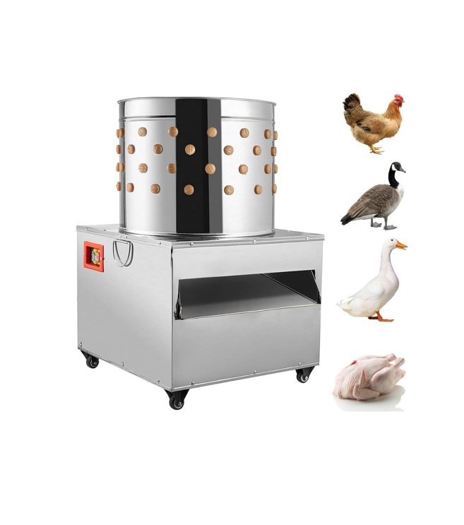 Chicken Plucker Machine - 鶏毛抜き機 1500W 脱羽機 家禽用機械セット デクスター・ラッセル6インチ骨抜きナイフ付き