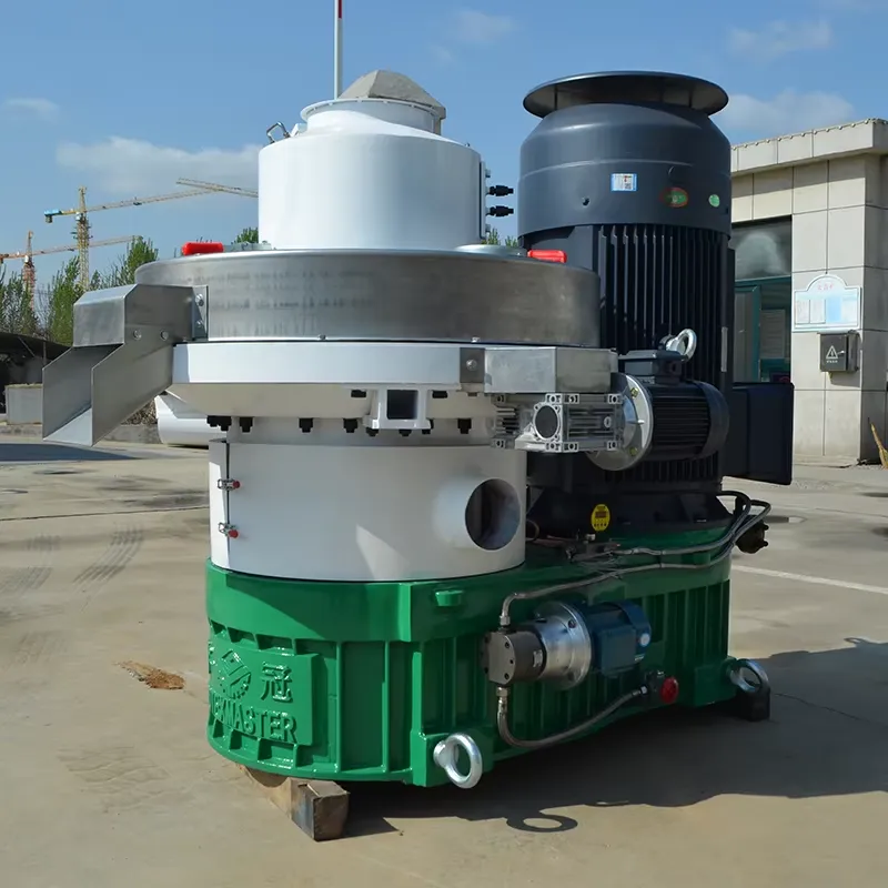 Wood Pellet Making Machine - ブドウ園剪定用おがくずペレット製造機、オリーブパルプ合金鋼/ステンレス製バイオマス木質ペレット製造機（1-1.5t/h）