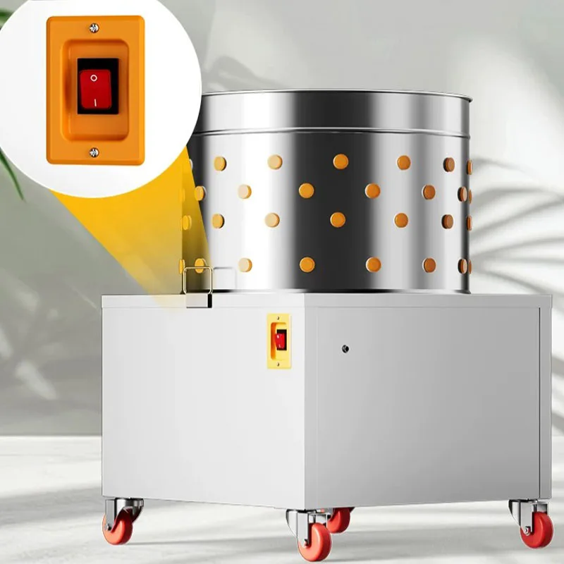 Chicken Plucker Machine - 家禽脱羽機 ステンレス製 鶏・アヒル・ガチョウの羽毛除去装置 電動家禽脱羽処理機