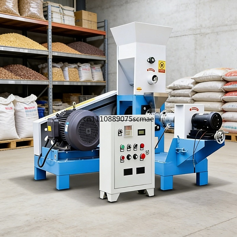 Wood Pellet Making Machine - 乾湿両用動物飼料押出機ペットフード製造ライン猫犬魚飼料ペレット製造機
