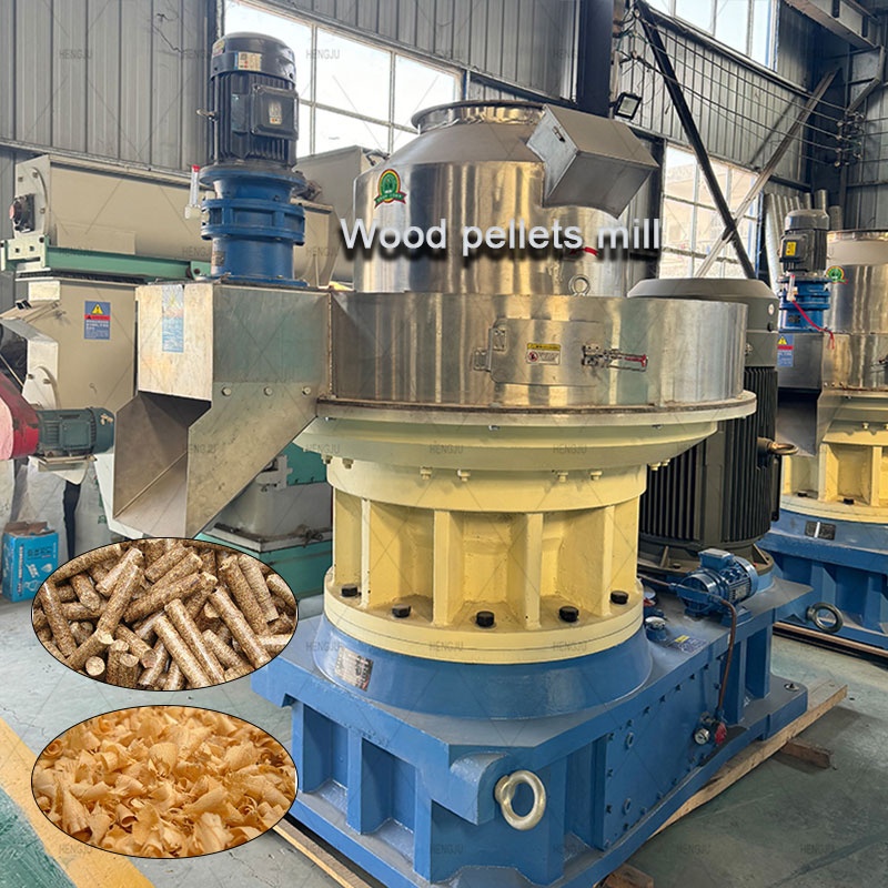 Wood Pellet Making Machine - 0.8～1t/h省エネバイオマスリングダイ造粒機/おがくず藁木質ペレット製造機