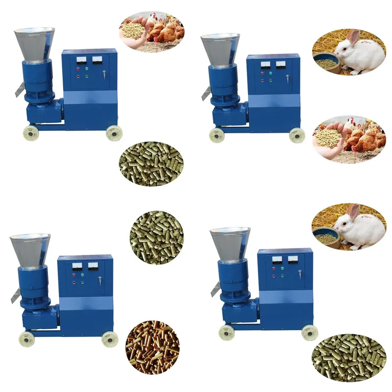 Wood Pellet Making Machine - リサイクルマシン2026 2024r MKL229 新型フラットダイ木質ペレットマシン バイオマス加工用 おがくずペレット製造機