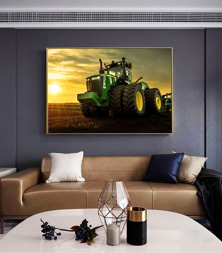 現代映画トラクター農業産業キャンバス絵画ポスター版画壁アート - Agriculture Vertical Farming のレビューと価格