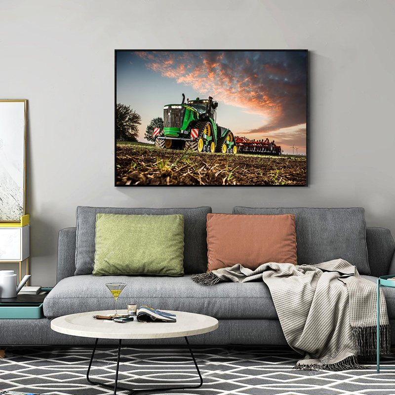 現代映画トラクター農業産業キャンバス絵画ポスター版画壁アート - Agriculture Vertical Farming のレビューと価格