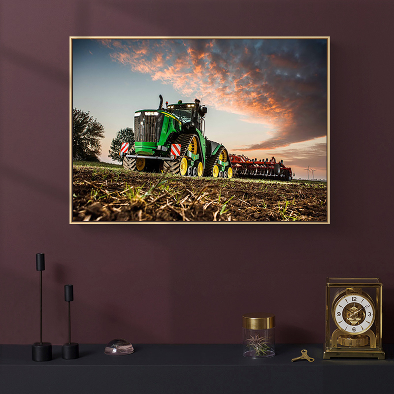 現代映画トラクター農業産業キャンバス絵画ポスター版画壁アート - Agriculture Vertical Farming のレビューと価格