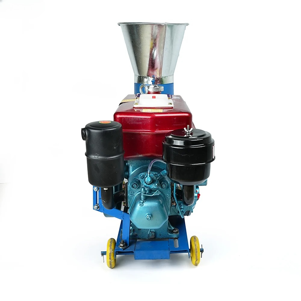 ディーゼルエンジン式ペレット製造機 6HP、家畜・家禽用ペレ - Wood Pellet Making Machine のレビューと価格