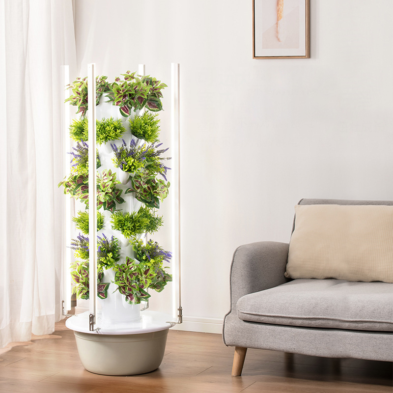 LED育成ライト付きスペースツリー垂直水耕タワーインテリジェ - Agriculture Vertical Farming のレビューと価格