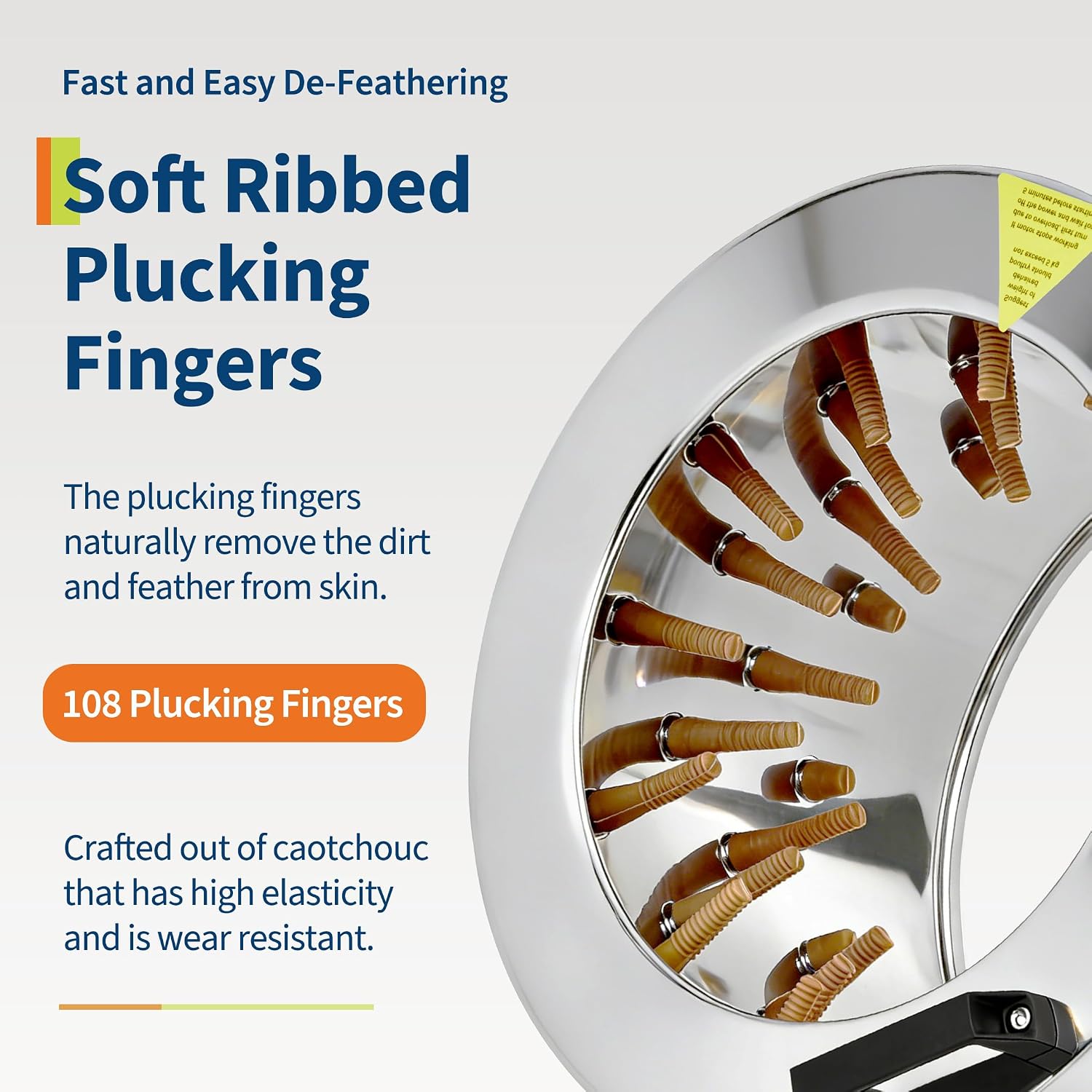 20インチのステンレス製鶏毛むしり機 – 鶏、アヒル、その他 - Chicken Plucker Machine のレビューと価格